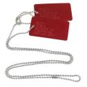 TG Red Medic Alert Dog Tag Kit