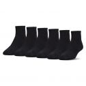 Under Armour Charged Cotton 2.0 Quarter Socks - 6 Pack
