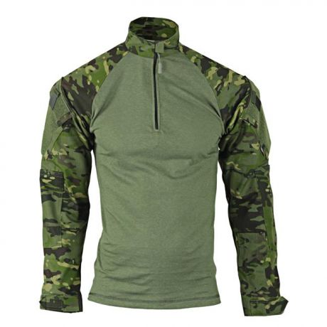 Men's TRU-SPEC Nylon / Cotton 1/4 Zip Tactical Response Combat Shirt Photo
