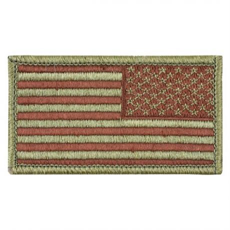 TG American Flag Reversed Patch EMBFLG950R Photo