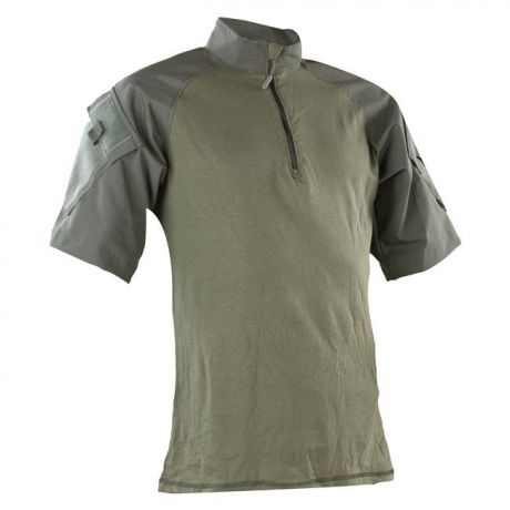 Men's TRU-SPEC Nylon / Cotton 1/4 Zip Short Sleeve Combat Shirt Photo