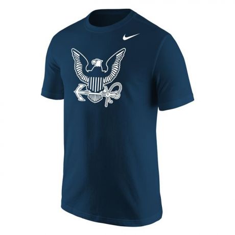 Men's NIKE Navy Logo T-Shirt Photo