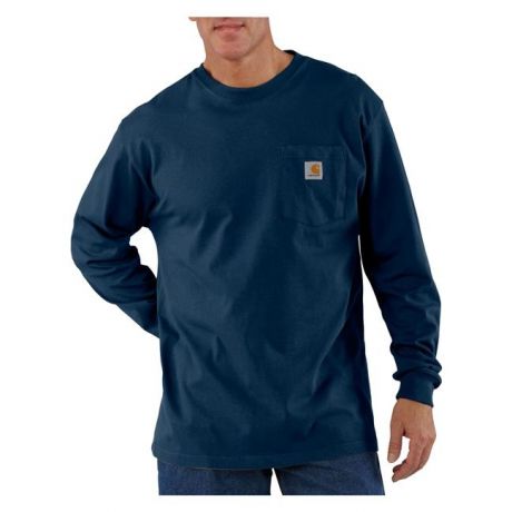 Men's Carhartt Long Sleeve Workwear Pocket T-Shirt Photo