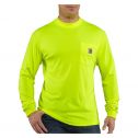 Men's Carhartt Force Hi-Vis Color Enhanced Long Sleeve T-Shirt