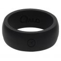 Men's Qalo Silicone Ring with Compass