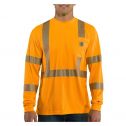 Men's Carhartt Force Hi-Vis Class 3 Long Sleeve T-Shirt