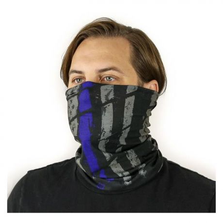 Mission Made Thin Blue Line Neck Gaiter Photo
