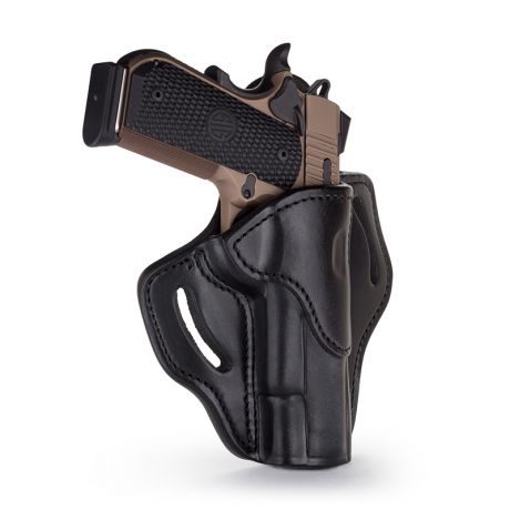 PRO TACTICAL GUN HOLSTER OWB BELT FOR SPRINGFIELD ARMORY 1911 MIL-SPEC .45 ACP